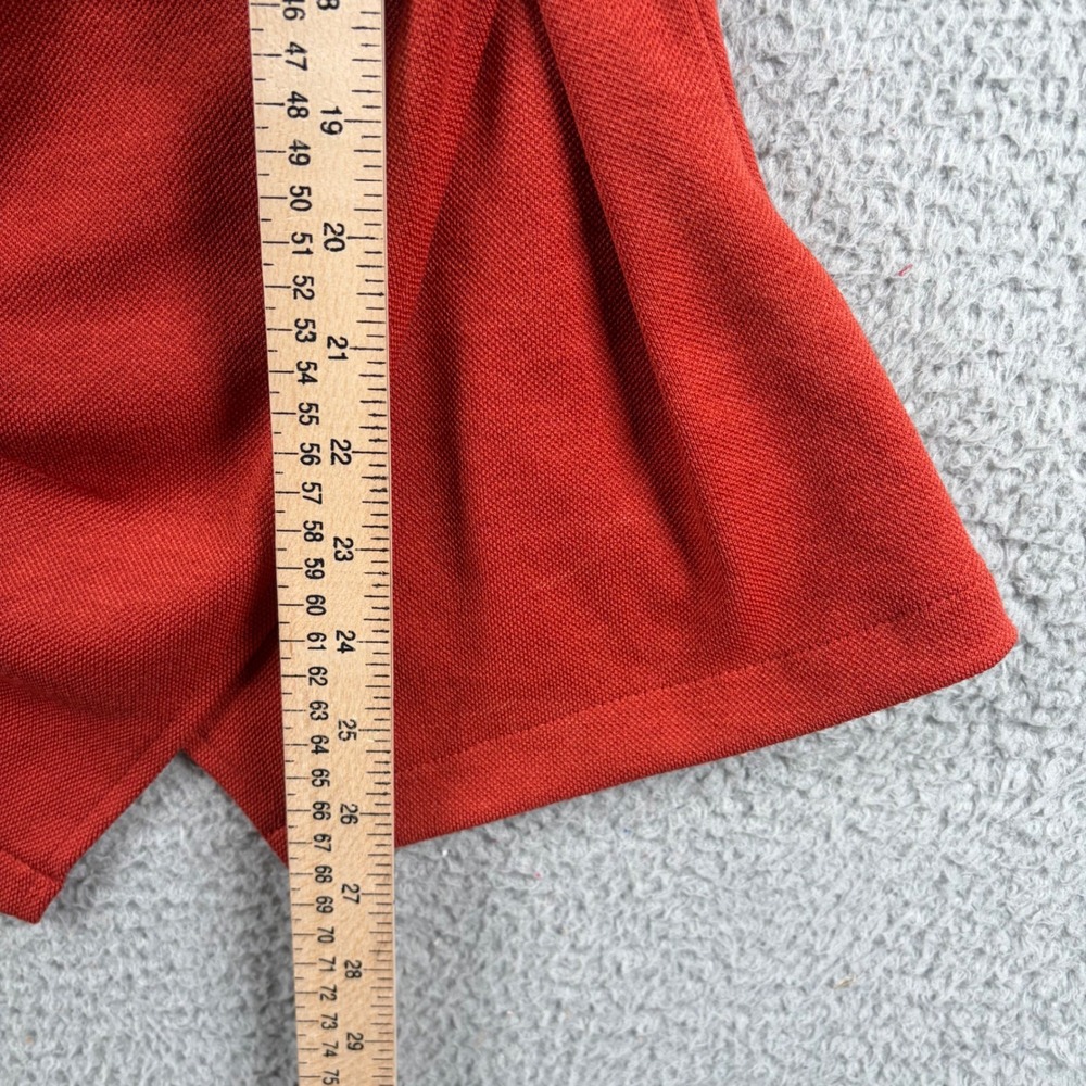 Maeve Anthropologie Rust Orange Wrap Knit Top Ring Detail Sleeveless Large - Picture 4 of 6